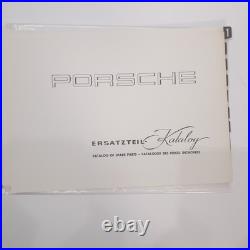 Vintage 1955 Porsche 356 Spare Parts Katalog II Catalog Lot Roadster Care Books