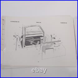 Vintage 1955 Porsche 356 Spare Parts Katalog II Catalog Lot Roadster Care Books
