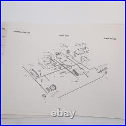 Vintage 1955 Porsche 356 Spare Parts Katalog II Catalog Lot Roadster Care Books