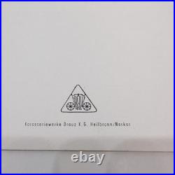 Vintage 1955 Porsche 356 Spare Parts Katalog II Catalog Lot Roadster Care Books