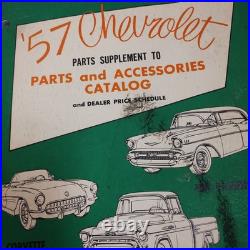 Vintage 1957 Chevrolet Parts Supplement Catalog, Passenger Car-Corvette-Trucks
