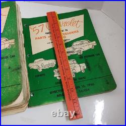 Vintage 1957 Chevrolet Parts Supplement Catalog, Passenger Car-Corvette-Trucks