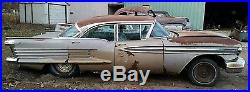 Vintage 1958 58 Oldsmobile Super 88 4 Door Sedan Parts Car