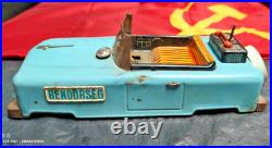 Vintage 1960 Toy Police Car Rendorseg Lemezaru Gyar Hungary Rare Parts Only Rare