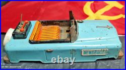 Vintage 1960 Toy Police Car Rendorseg Lemezaru Gyar Hungary Rare Parts Only Rare