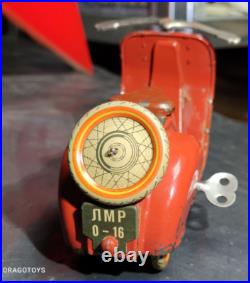 Vintage 1960 Toy Police Car Rendorseg Lemezaru Gyar Hungary Rare Parts Only Rare