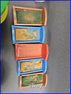Vintage 1960's 70's Fisher Price Little People Lot Cars, Accessories & Parts