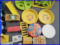 Vintage 1960's 70's Fisher Price Little People Lot Cars, Accessories & Parts