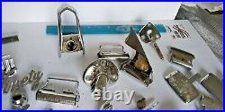 Vintage 1960's Chrome Accessory Interior/ Exterior Car Parts Lot. American MIX