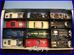 Vintage 1960's IDEAL MOTORIFIC-RACERIFIC Cars Parts withCollector's Case Incl'd