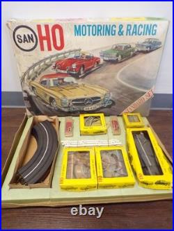 Vintage 1960's Marusan Japan HO scale Slot Car Standard Set For Parts ONLY Atlas