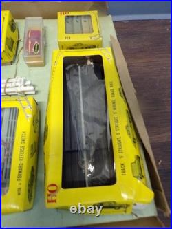 Vintage 1960's Marusan Japan HO scale Slot Car Standard Set For Parts ONLY Atlas