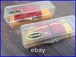 Vintage 1960's Marusan Japan HO scale Slot Car Standard Set For Parts ONLY Atlas