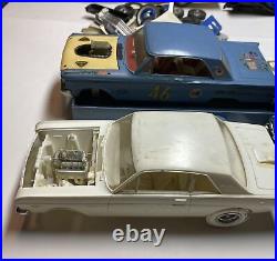Vintage 1960's Toy Model Car Junkyard 8 Cars & Parts Lot MPC AMX AMT