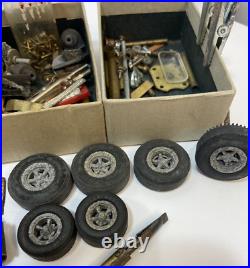 Vintage 1960s 1/32 1/24 Scale Slot Cars Cox Controller & Car Parts Lot