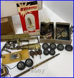 Vintage 1960s 1/32 1/24 Scale Slot Cars Cox Controller & Car Parts Lot