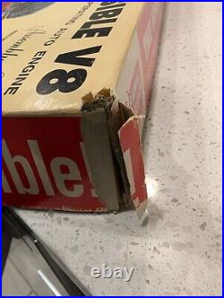 Vintage 1960s Renwal Model The Visible V8 Engine Model Assembly Kit See Descrip