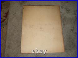 Vintage 1961 MOOG Chassis Car Parts Chart Cadillac Corvette T-Bird Auto Shop