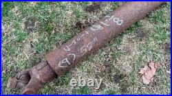 Vintage 1962-1965 Mopar 727 Driveshaft 58 Shrouded Yoke 27 Spline Max Wedge OEM