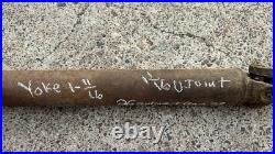 Vintage 1962-1965 Mopar 727 Driveshaft 58 Shrouded Yoke 27 Spline Max Wedge OEM