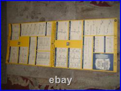 Vintage 1963 MOOG Chassis Car Parts Chart Cadillac Corvette T-Bird Auto Shop