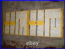 Vintage 1963 MOOG Chassis Car Parts Chart Cadillac Corvette T-Bird Auto Shop