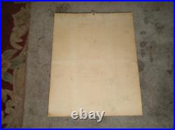 Vintage 1963 MOOG Chassis Car Parts Chart Cadillac Corvette T-Bird Auto Shop