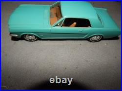 Vintage 1965-66 Mustang Screw Bottom Promo Built Model Car Junkyard Parts