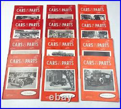Vintage 1967 Cars And Parts Lot of 12 Magazines Complete Full Year Automobiles
