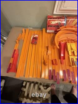 Vintage 1968 Hot Wheels Stunt Action Original Box Track Parts Lot Mattel Sweet16