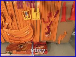 Vintage 1968 Hot Wheels Stunt Action Original Box Track Parts Lot Mattel Sweet16