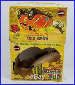 Vintage 1970s Cox VW Baja Bug 71 Gas Engine Car Toy Model Parts or Repair Only
