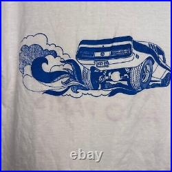 Vintage 1970s Holiday Auto Parts Hot Rod Car T-Shirt Hanes 70s Racing Tee