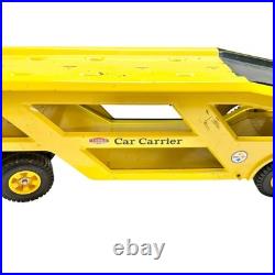 Vintage 1970s Tonka Yellow Metal Car Carrier Truck Toy 2pcs Working Parts