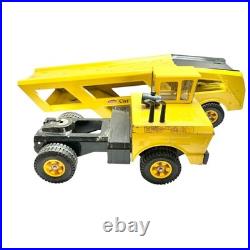 Vintage 1970s Tonka Yellow Metal Car Carrier Truck Toy 2pcs Working Parts