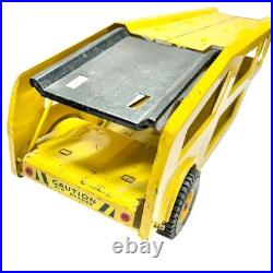 Vintage 1970s Tonka Yellow Metal Car Carrier Truck Toy 2pcs Working Parts