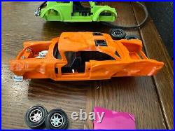 Vintage 1971 Kenner SSP Smash Up Derby Car Set with Box MISSING FEW PARTS