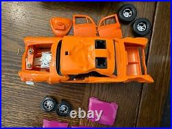 Vintage 1971 Kenner SSP Smash Up Derby Car Set with Box MISSING FEW PARTS