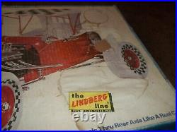 Vintage 1973 Lindberg Toys Check Mate T Bucket Motorized Car Model Kit In Box