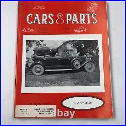 Vintage 1974 Cars And Parts Lot of 11 Magazines Complete Full Year Automobiles