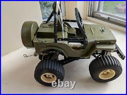 Vintage 1983 MRC Tamiya Wild Willy M38 Jeep 1/10 RC For Parts or Repair