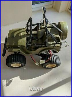 Vintage 1983 MRC Tamiya Wild Willy M38 Jeep 1/10 RC For Parts or Repair