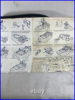 Vintage 1984 Hasbro GI Joe Whale Hovercraft Boat (parts)