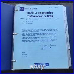 Vintage 1984 Pontiac Dealer Parts & Accessories Policy & Procedures Manual