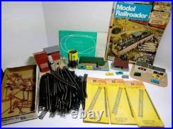 Vintage 1985 Train Car Lot With Tracks And A lot Of Extras Parts