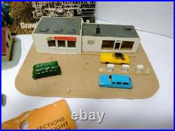 Vintage 1985 Train Car Lot With Tracks And A lot Of Extras Parts