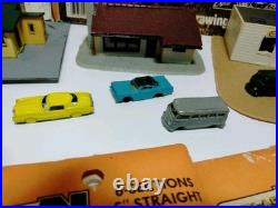 Vintage 1985 Train Car Lot With Tracks And A lot Of Extras Parts