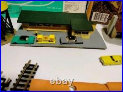 Vintage 1985 Train Car Lot With Tracks And A lot Of Extras Parts