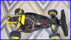 Vintage 1986 Tamiya Falcon RC Radio Controlled Car Buggy Rolling for Parts