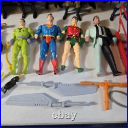 Vintage 1989-1994 Kenner Batman Figures Batmobile Batwing Playset Parts Lot